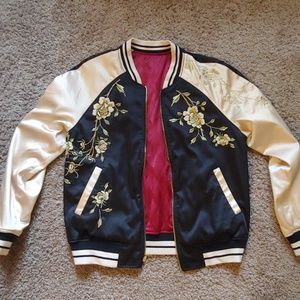 Satin bomber